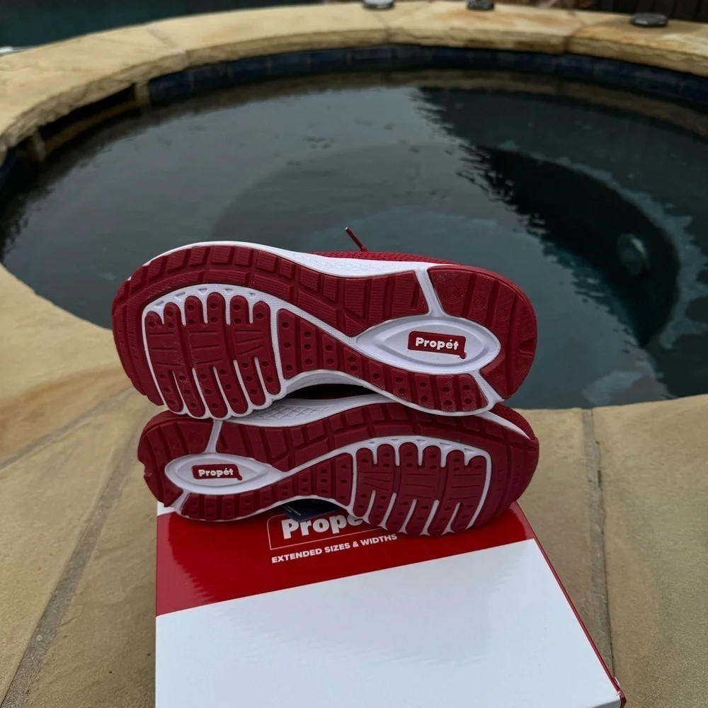 Propet Red Sneakers for Everyday Comfort - Picture 8 of 12